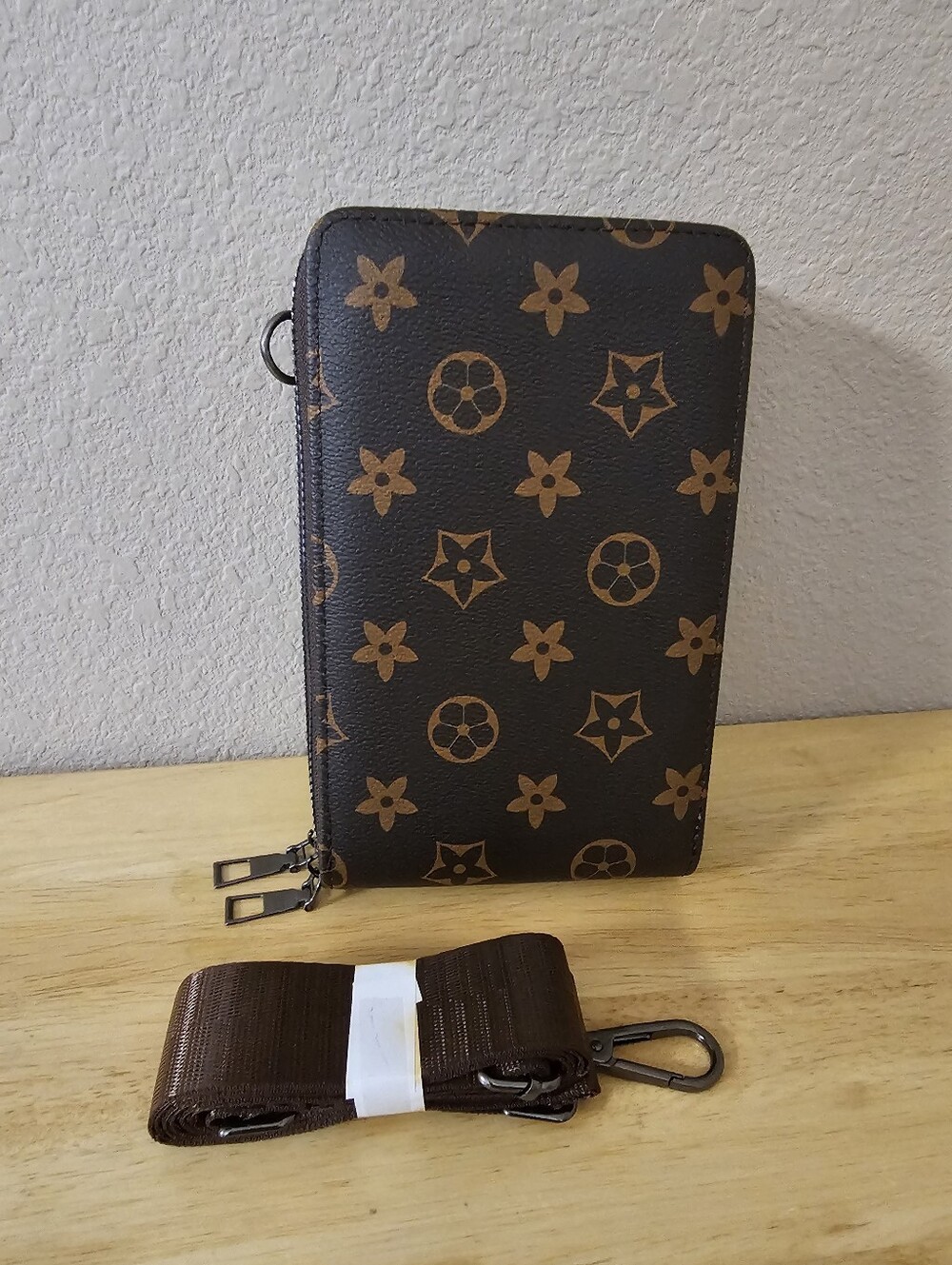 Monogram Zippered Crossbody